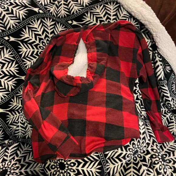 NO BOUNDARIES fleece hood flannel - Picture 2 of 3